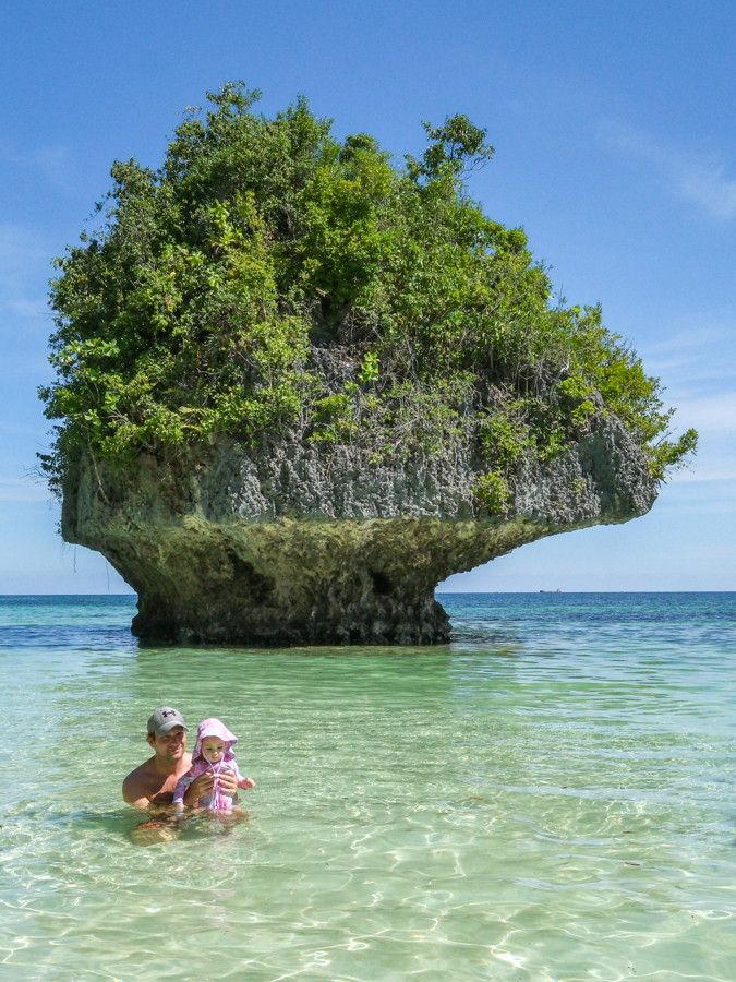 Swimming at Bahari Beach in Buton Sulawesi