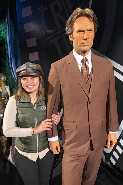 Clint Eastwood mannequin at Madame Tussauds