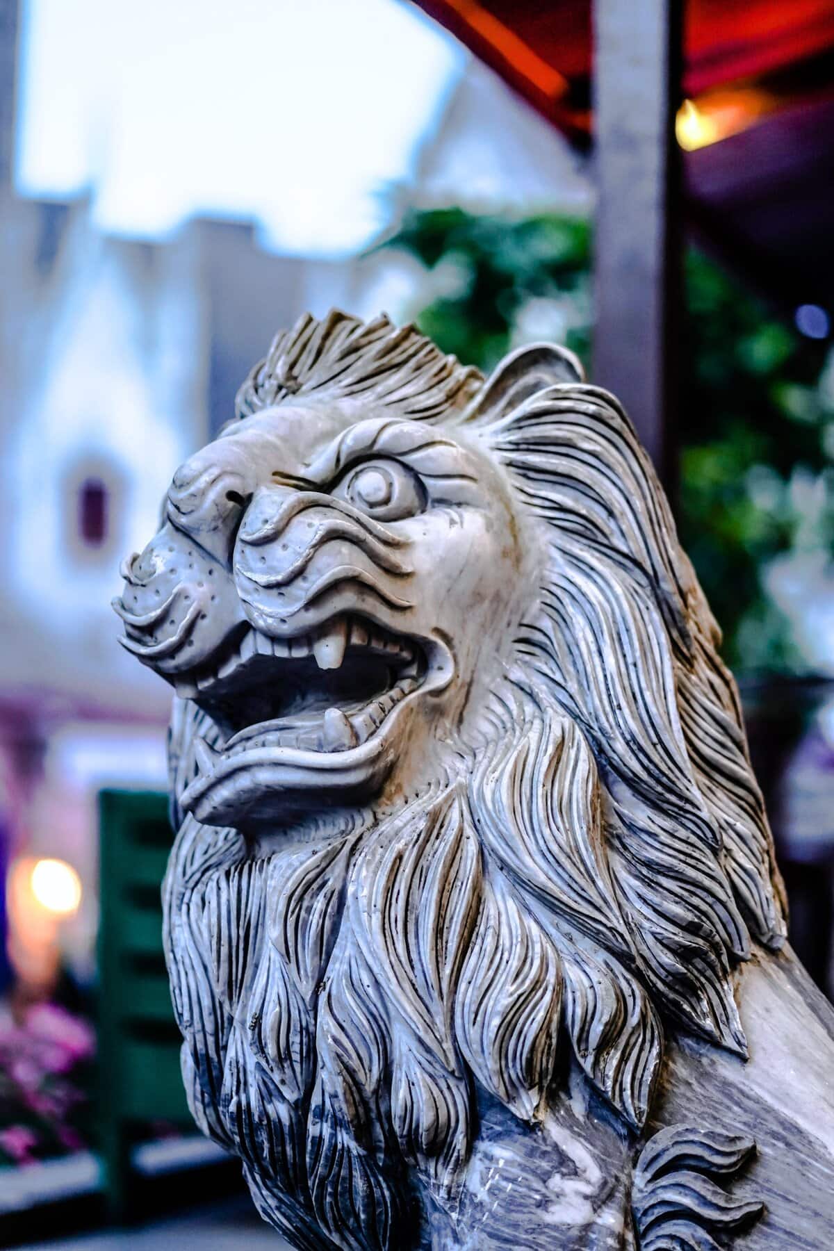 Lion Statue Ba Na Hills Vietnam