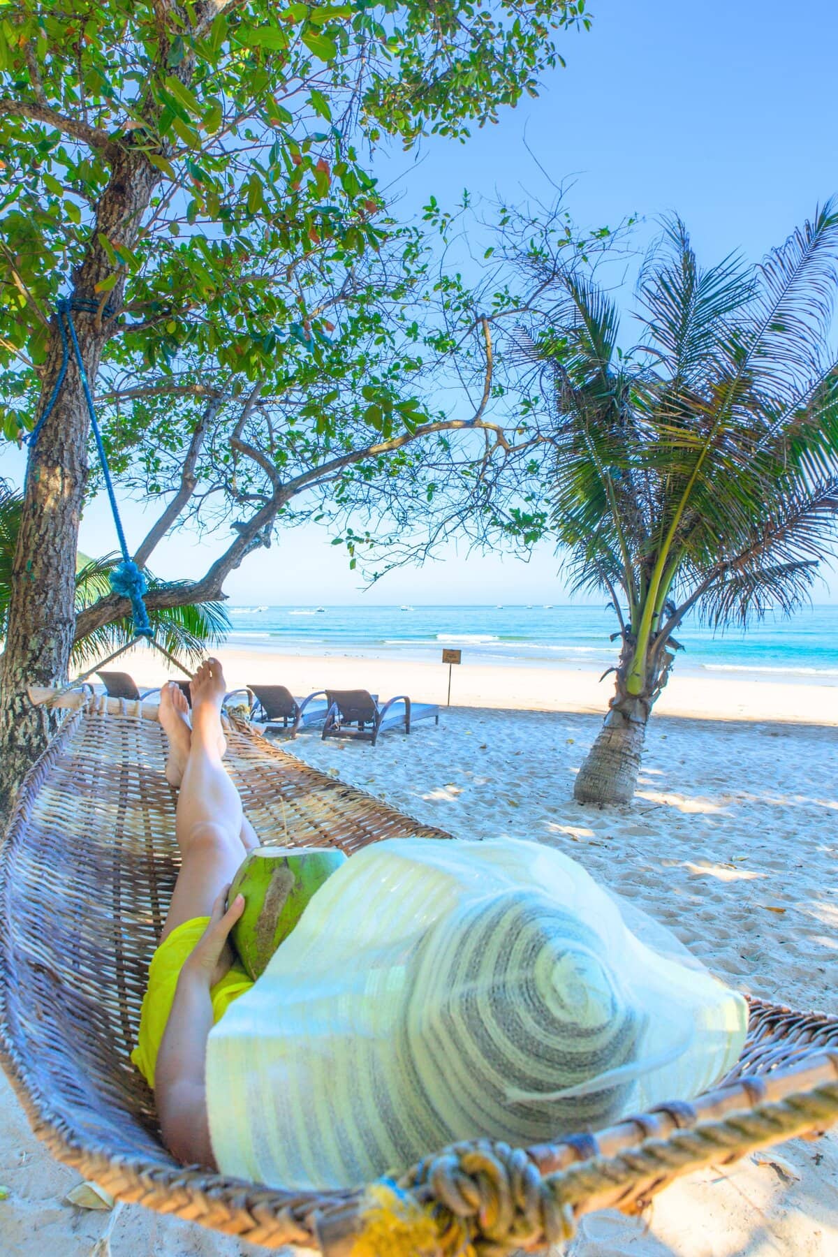 Sleeping in Hammock Vietnam