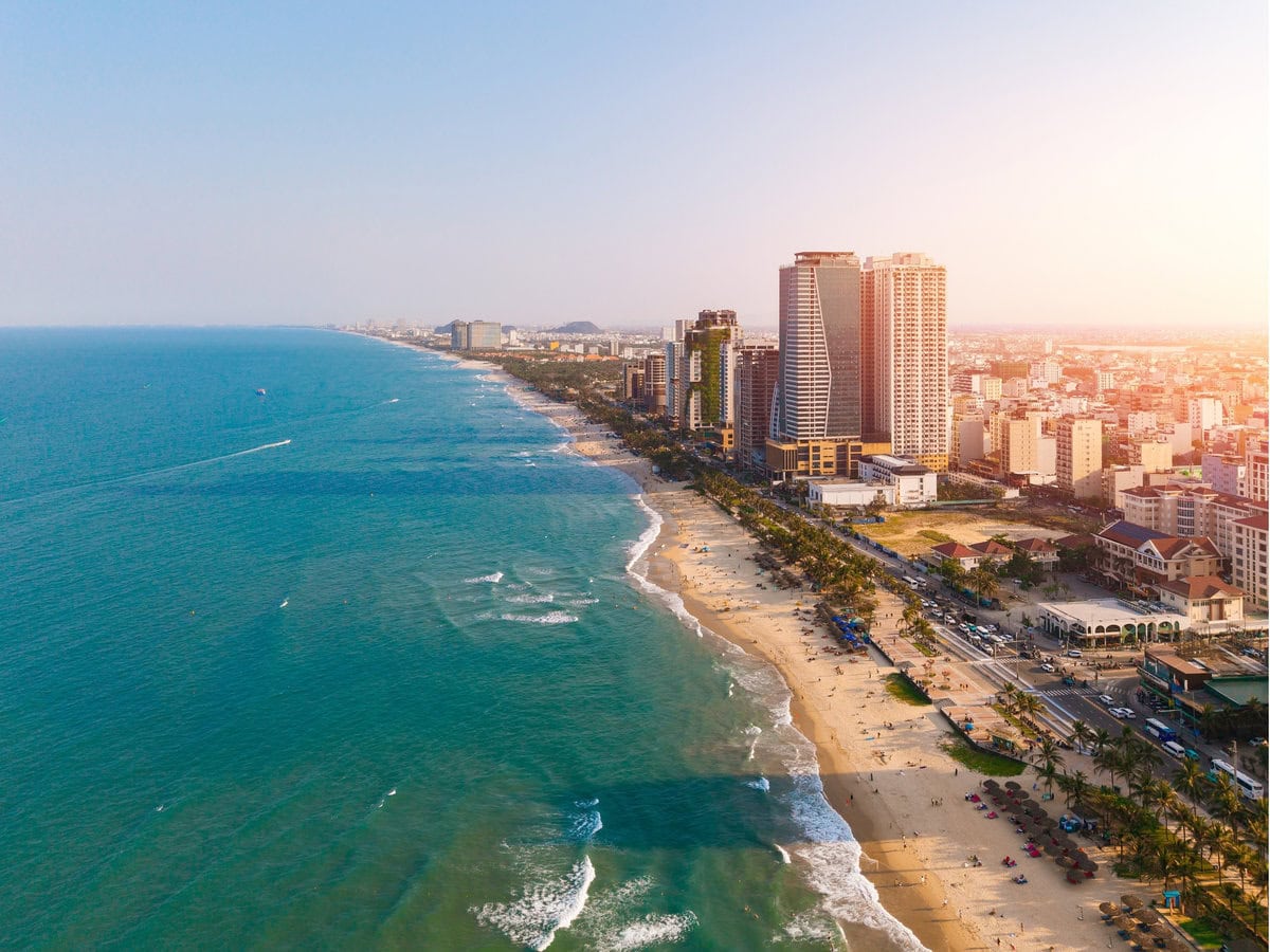 Da Nang Vietnam with Sandy Beaches