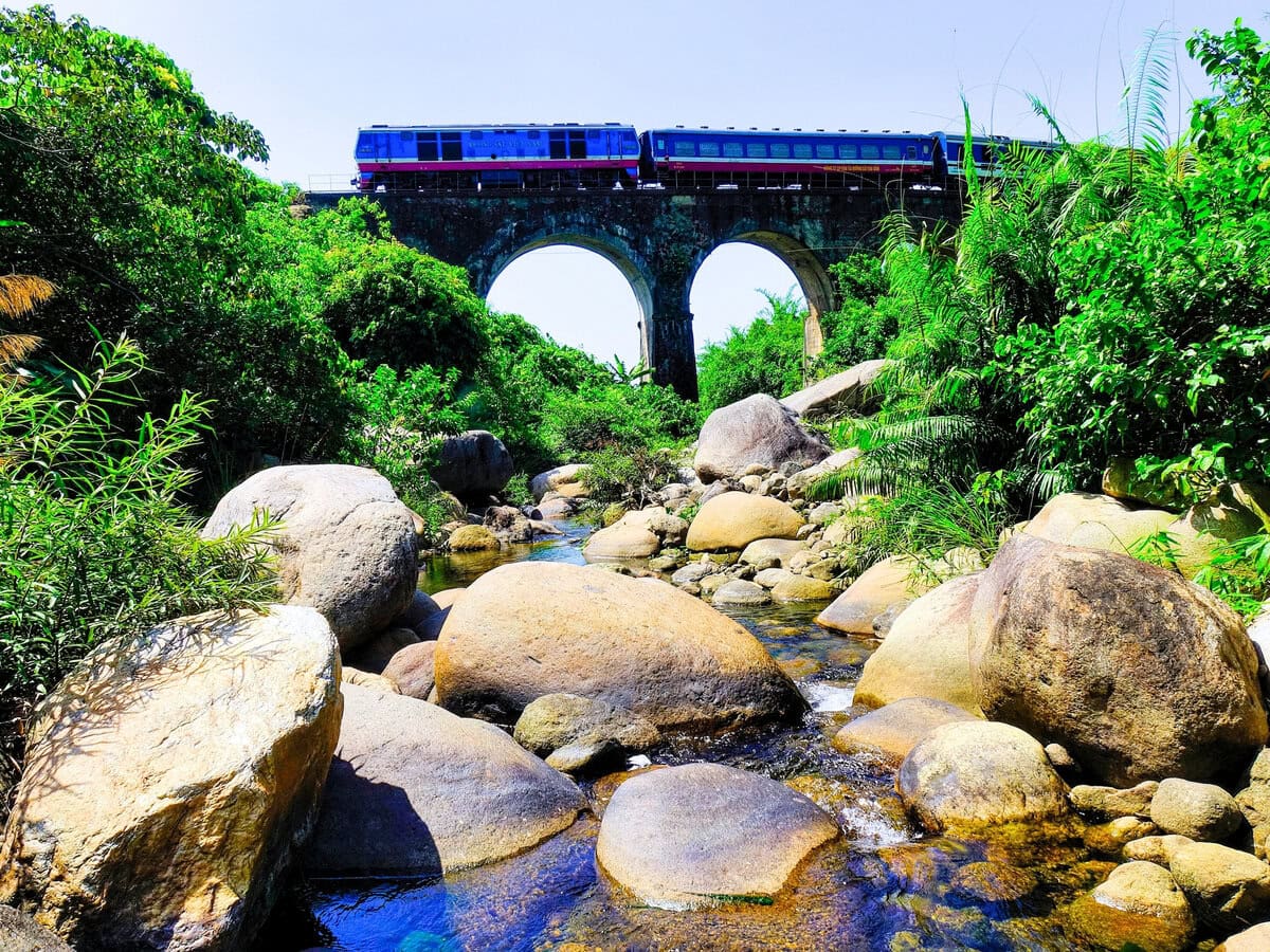 Train on the Way to Da Nang