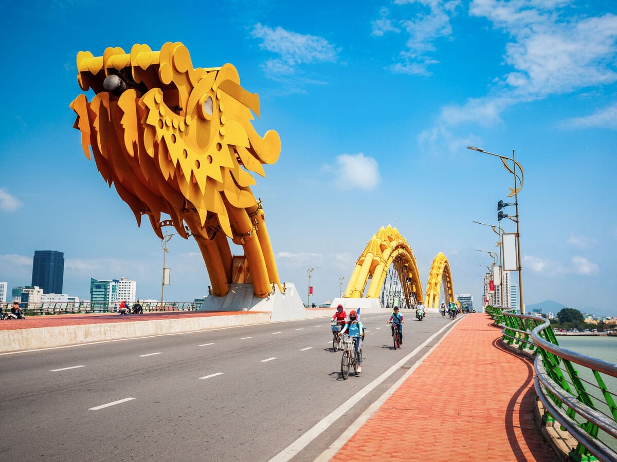 Da Nang Vietnam Dragon Bridge