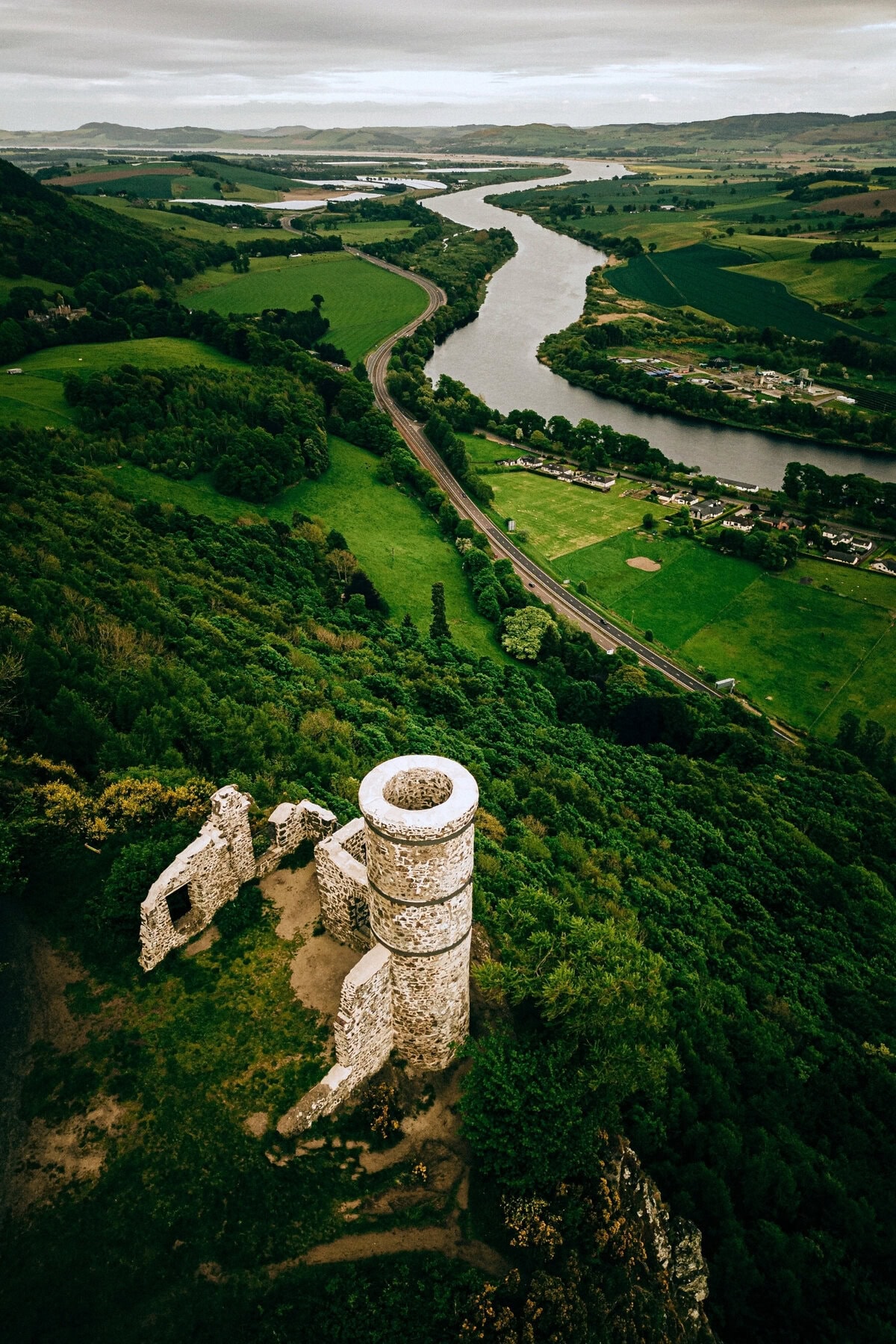 Kinnoull Hill in Perth, Scotland