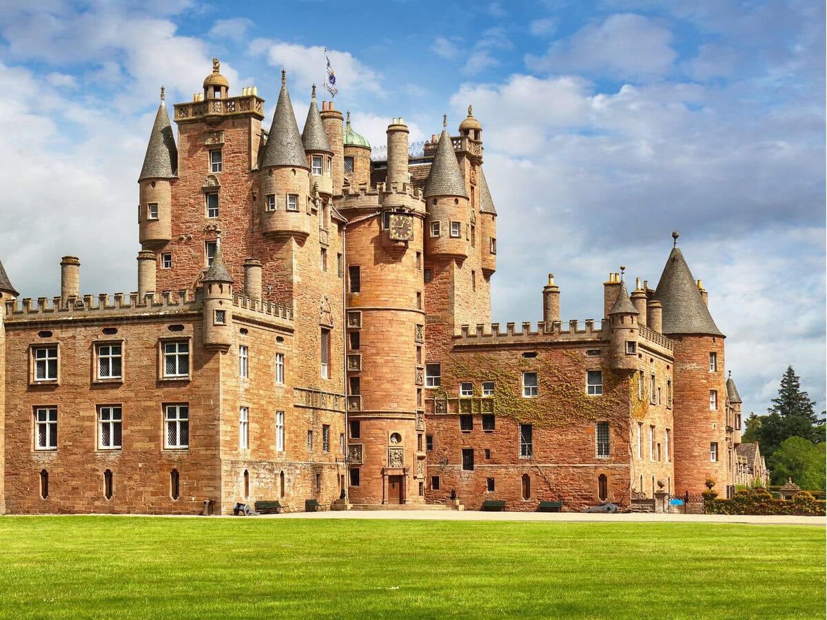 Glamis Castle in Scotland