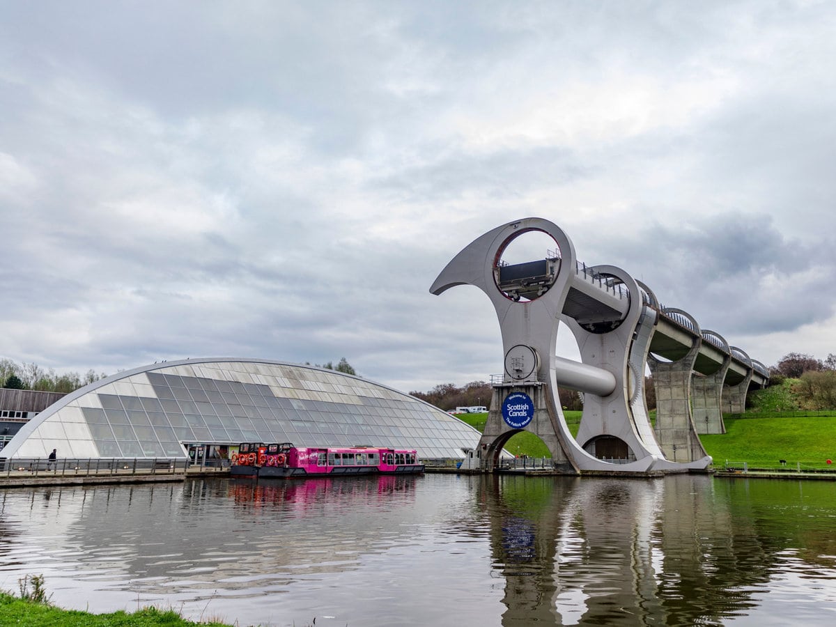 Falkirk Wheel in Scotland