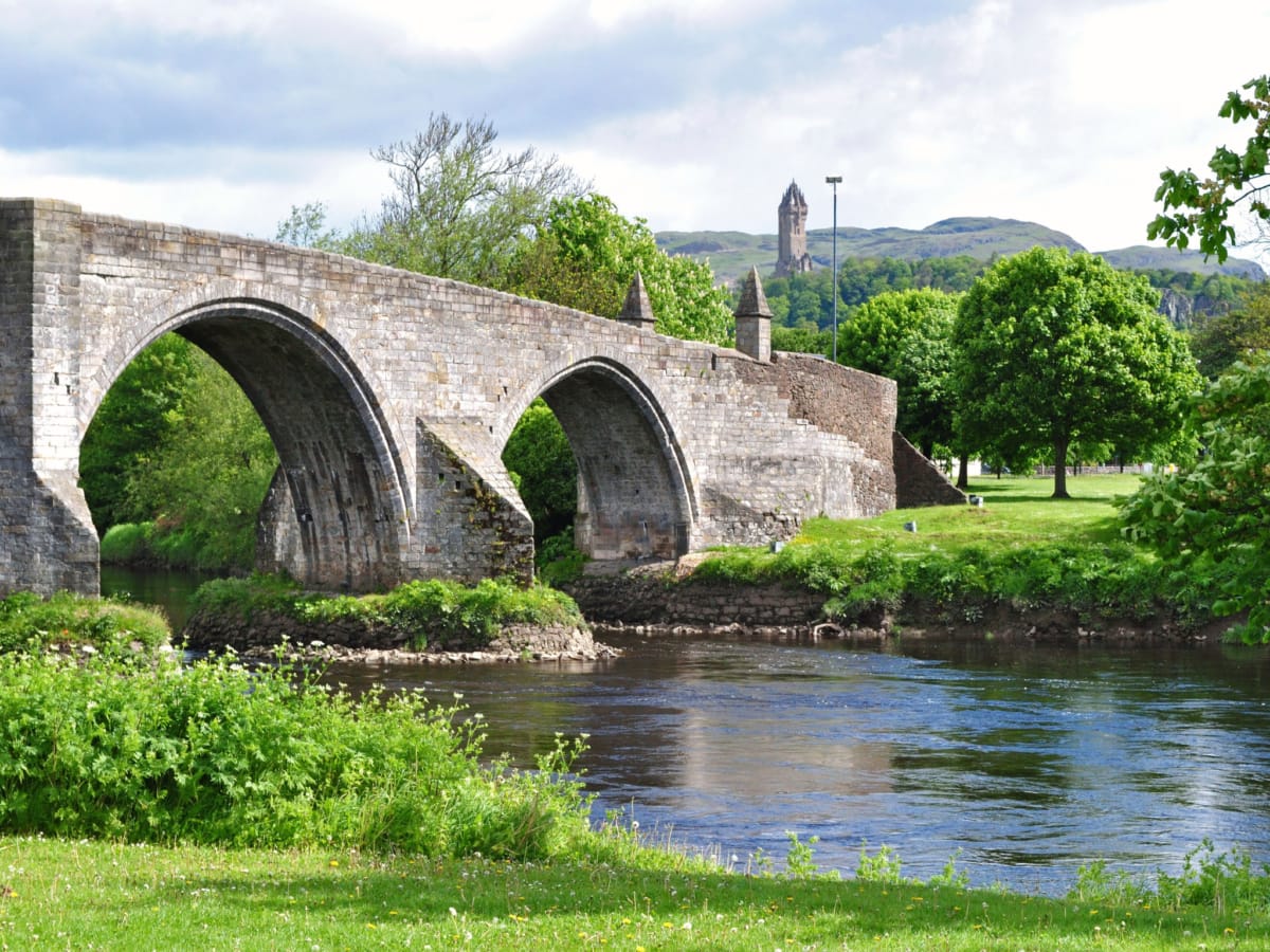Stirling Old Bridge in Scotland