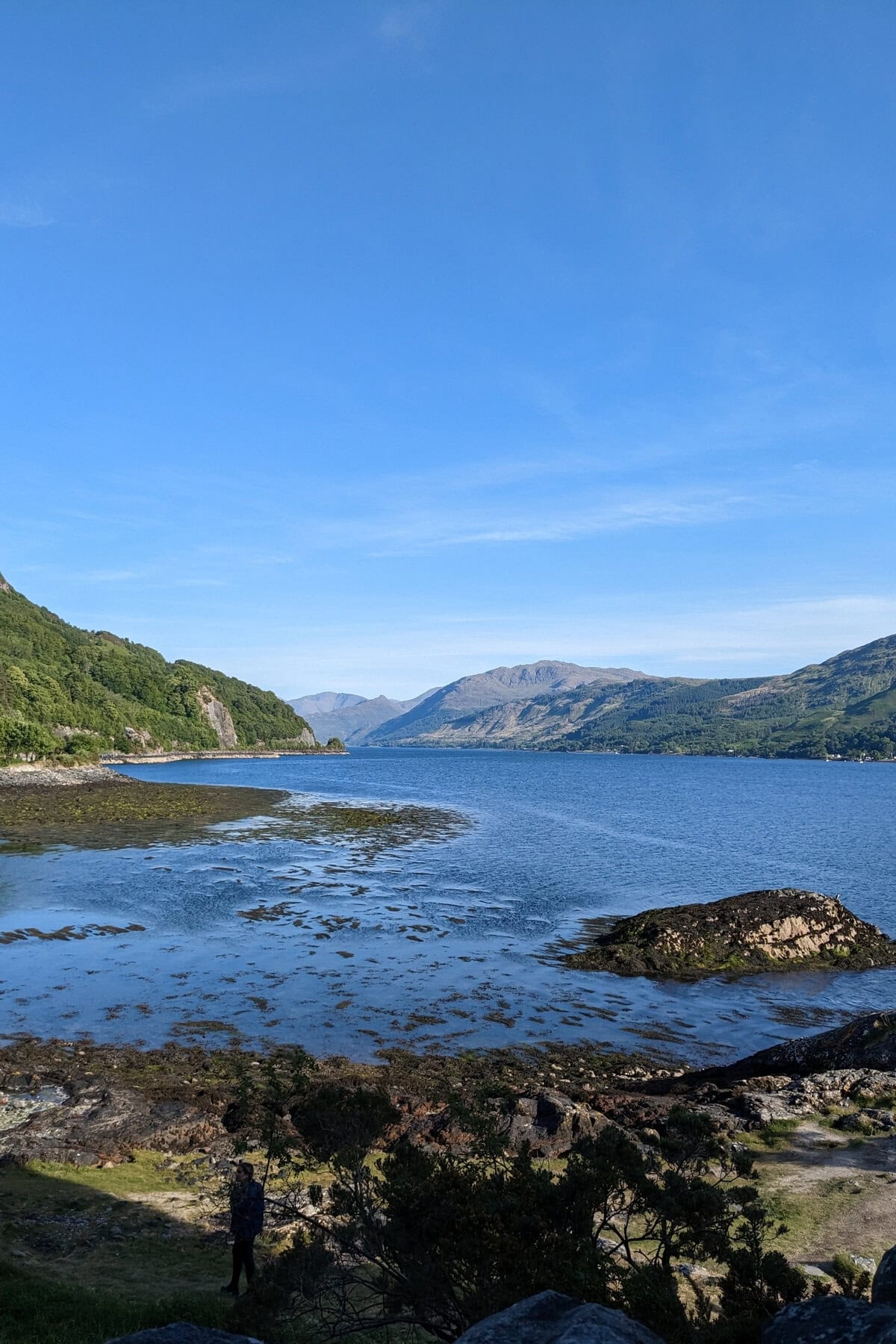 Loch Ness in Scotland During Summer