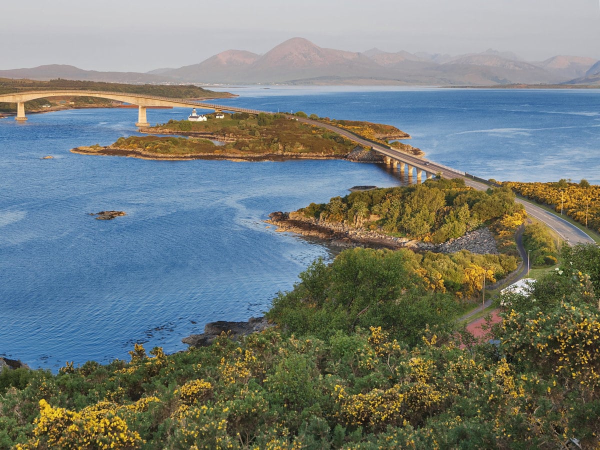 Kyle of Lochalsh Viewpoint in Scotland