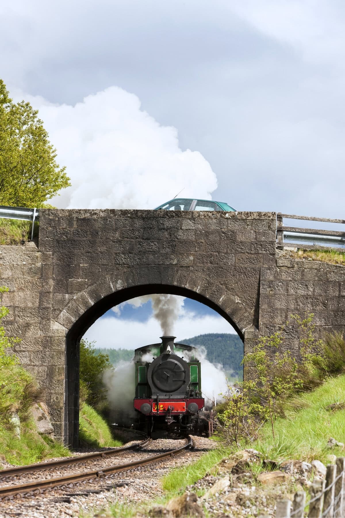 Steam Train, Strathspey Railway, Highlands, Scotland