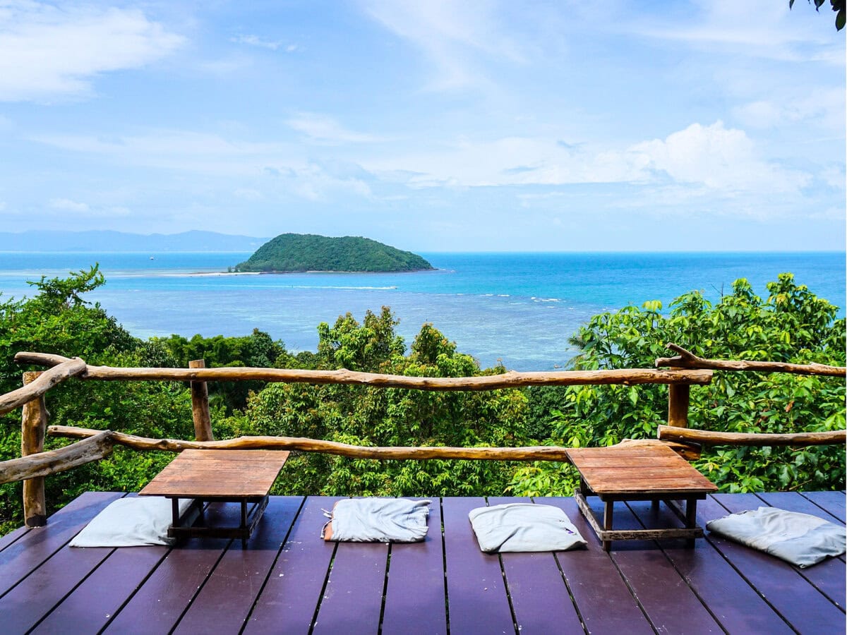 Mountains Restaurant at Koh Phangan Islands, Thailand