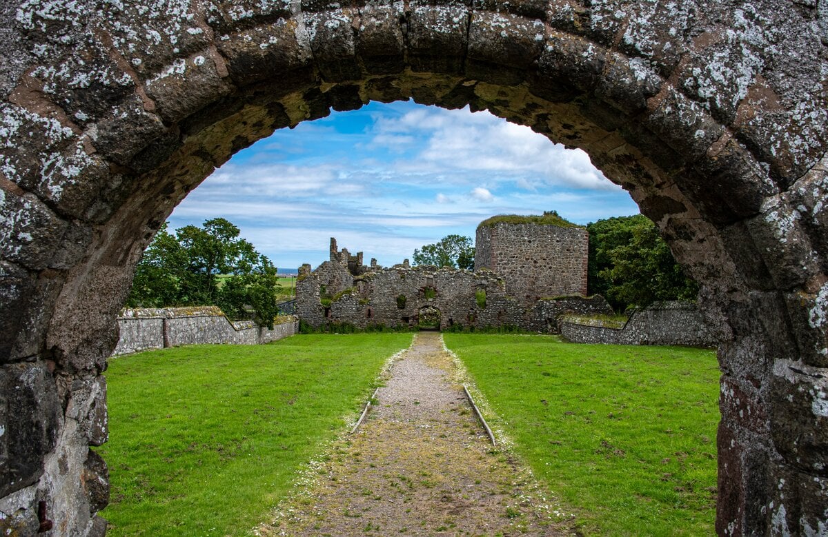 Pitsligo,Castle,Ruins,By,Rosehearty,In,Scotland