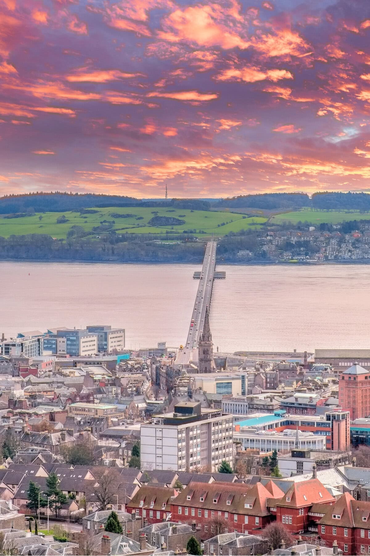 Tay Road Bridge Dundee Scotland