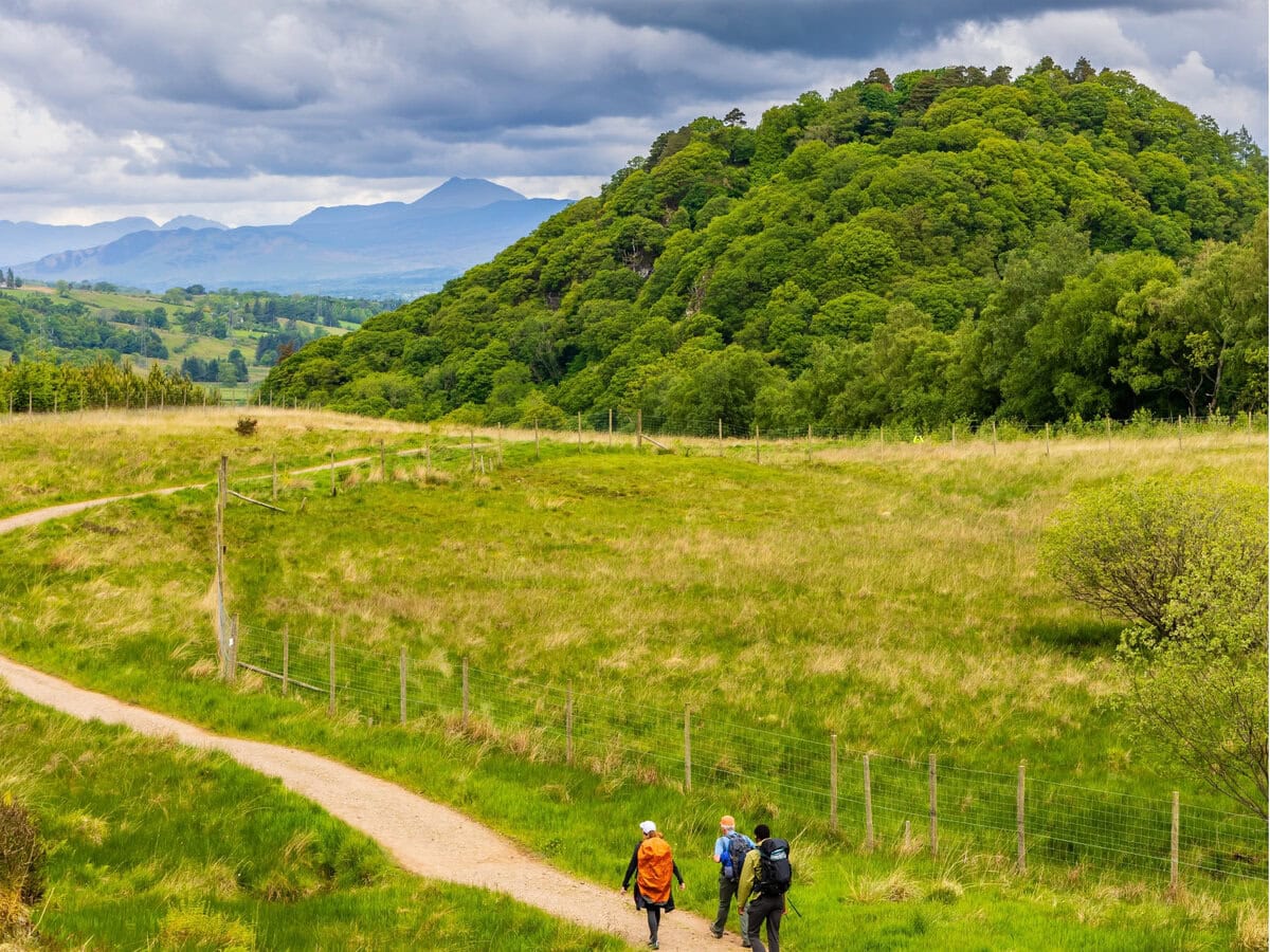 Hikers on the West Highland Way