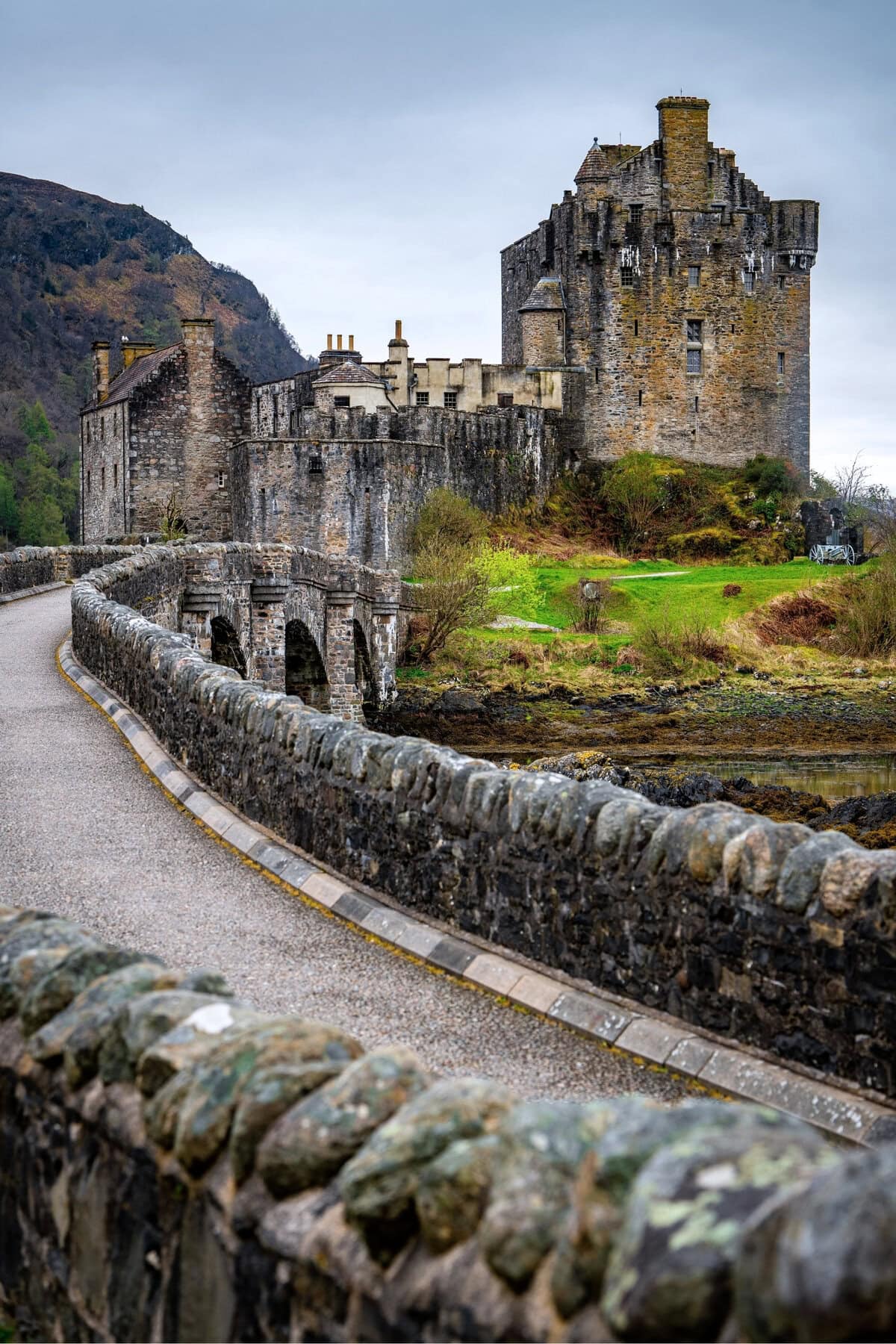 Old Stone Bridge Leading to Eilean Donan Castle