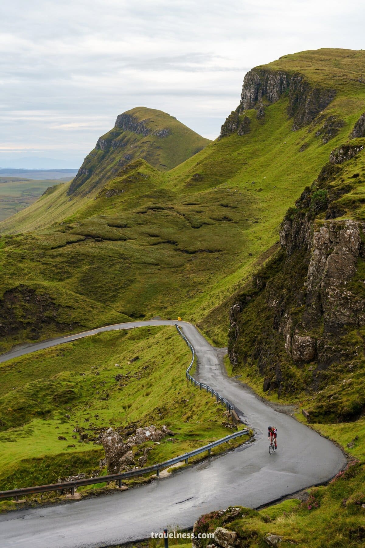 Trotternish Ridge on the Isle of Skye in Scotland