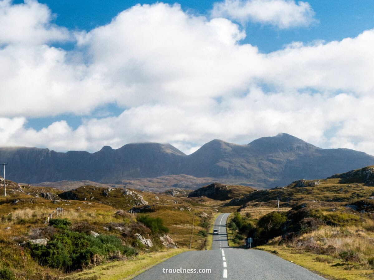 North Coast 500 Touring Route in Assynt