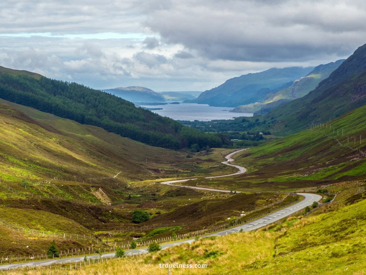 View of Loch Maree from Glen Docherty