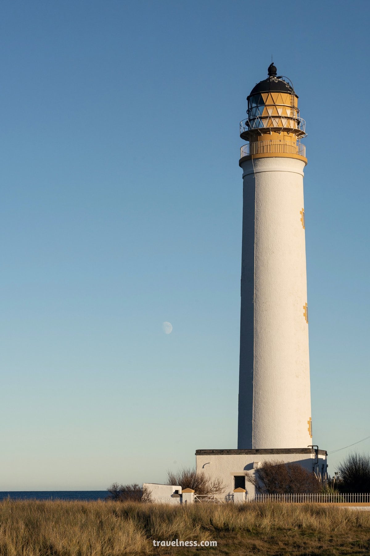 Barns Ness Lighthouse in Scotland