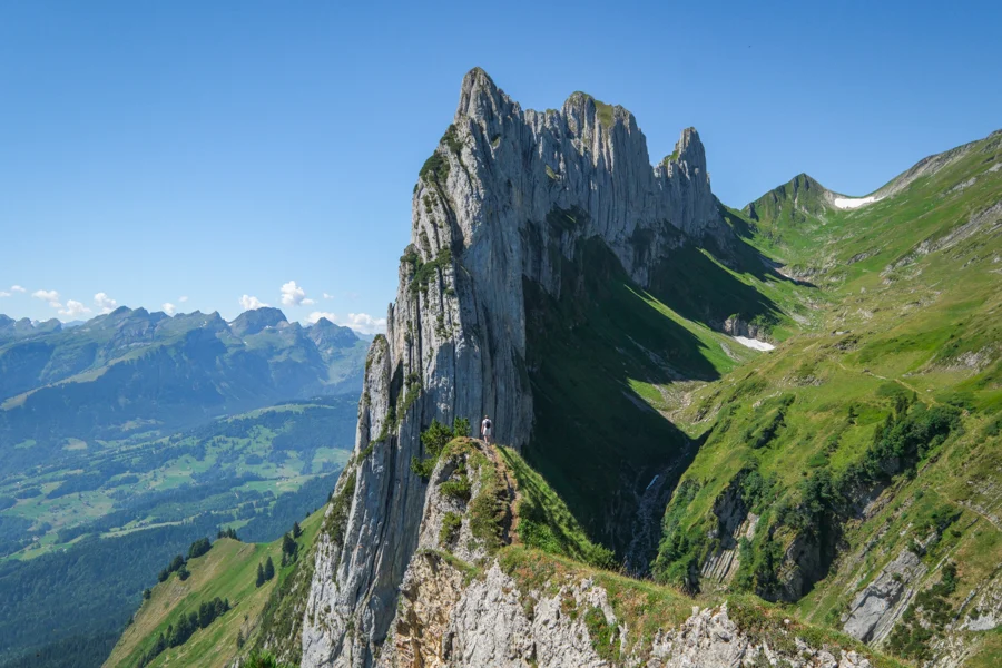 Saxer Lucke viewpoint best hikes in Switzerland