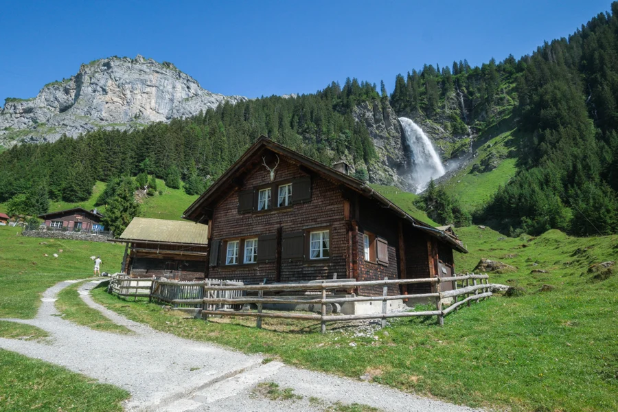 Village house at Staubifall