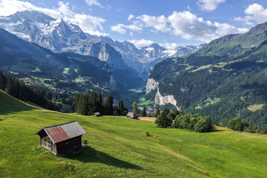 Leiterhorn trail above Lauterbrunnen best hikes in Switzerland