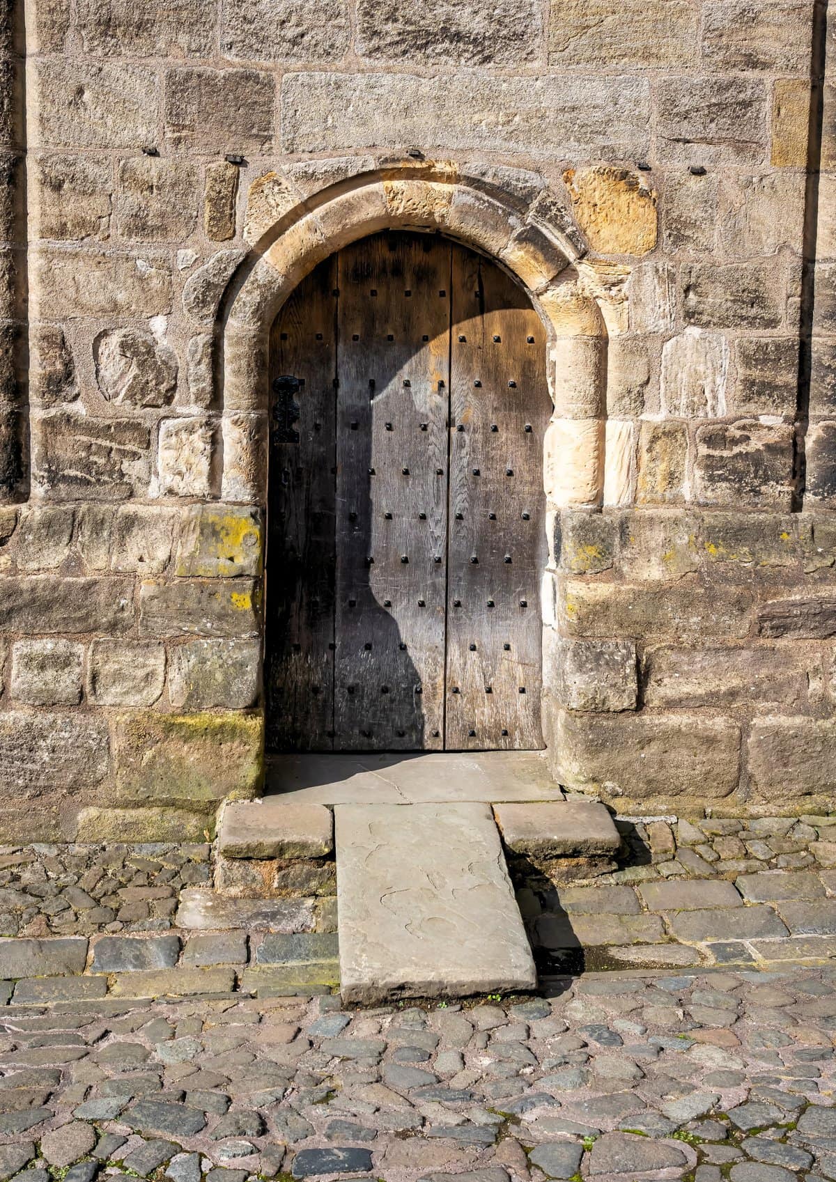 Medieval Wooden Gate Stirling Castle